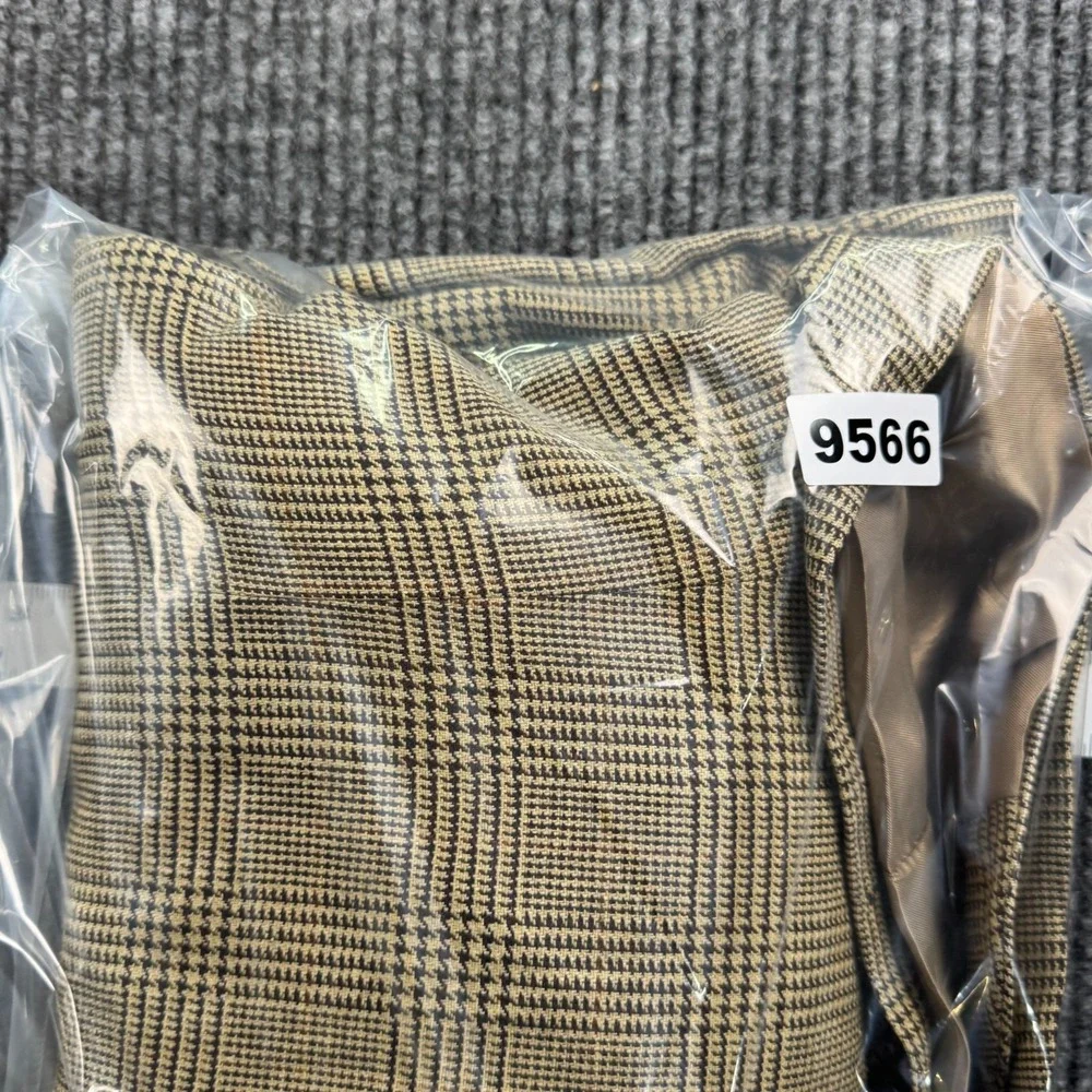 Chaps Ralph Lauren Blazer Men 44R Beige Glen Plaid 3 Button Sport Coat Canada